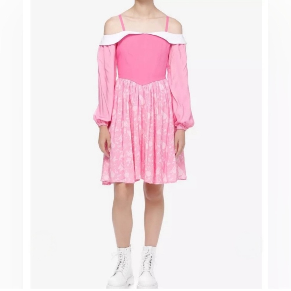Disney Sleeping Beauty Pink Aurora Dress Size Small